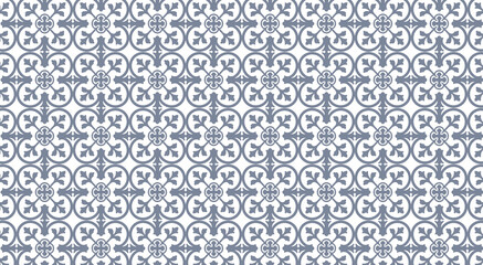 Seamless vector pattern with elegant floral damask design, perfect for adding a touch of sophistication to any project