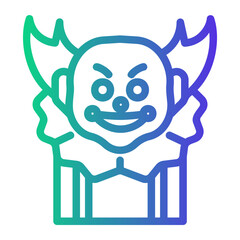 entertainment Line Gradient Icon