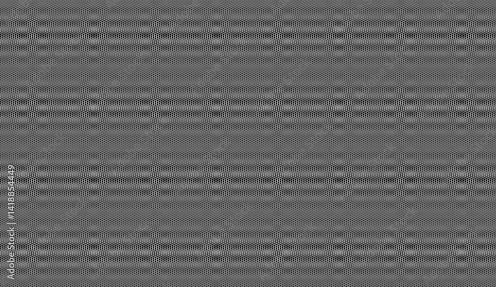 Poster close up view of a dark gray synthetic fiber textile surface, creating a repeatable geometric patter