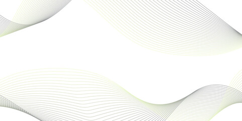 Fototapeta premium Futuristic Wavy Line Art Isolated on White – Modern Vector Design for Professional Use in Scientific Visualization, Digital Product Interfaces, and Advanced Data Science Concepts 