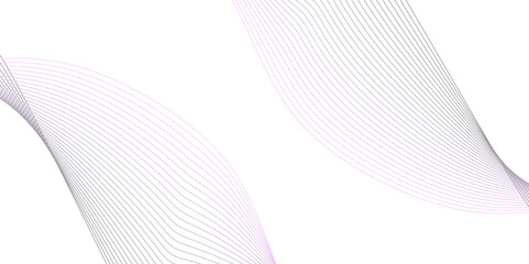 Fototapeta premium Abstract Vector Composition of Wave Lines on Transparent Background – Ideal for High-Tech Communication Designs, Big Data Reports, Research Presentations, and Business Technology Collateral 