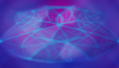 Un fond graphique abstrait avec un motif symétrique par transparence.