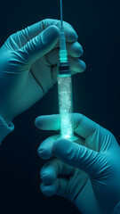 Lead gloves implant Y-90 microspheres amid SPECT&rsquo;s turquoise vortices. Textures: syringe ridges, vessel castings. Geiger spikes, beta glow.