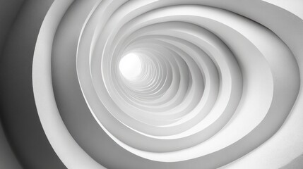 Obraz premium Minimalist geometric abstract background with concentric circles and soft monochromatic tones clean modern design digital illustration