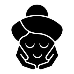 facial treatment Solid icon