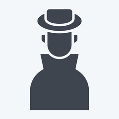 Icon Ananymity. related to Cryptocurrency symbol. glyph style