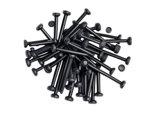 Black Plastic Rods Closeup Photography: A Detailed Look at Industrial Components