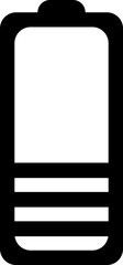 Battery icon design battery charge level smartphone battery level indicator Concept power, energy, elements sign symbol.