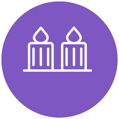 Spa Candle Icon