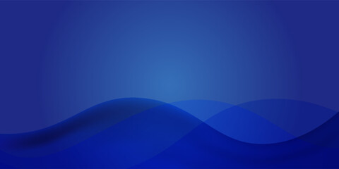 Abstract blue background with smooth wave-like curves. vector illustration eps 10