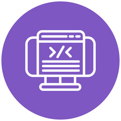 Web Coding Icon