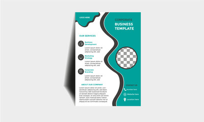 minimalists' flyer design.