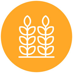 Sheaf of Rice Vector Icon