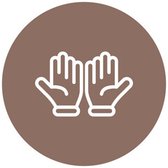 Obraz premium Gloves Vector Icon