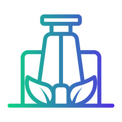 industry Line Gradient Icon