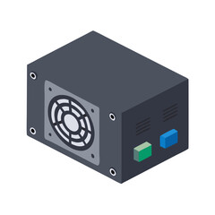 Fototapeta premium Creative Power Supply Unit Graphic
