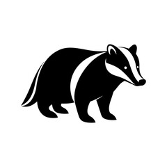 badger-vector-silhouette illustration
