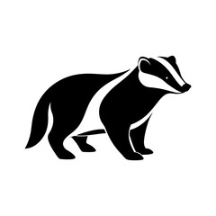 badger-vector-silhouette illustration
