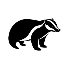 badger-vector-silhouette illustration