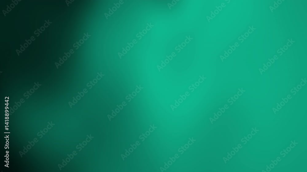 Poster a soft gradient background in shades of teal, creating a serene and calming visual effect.