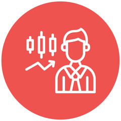 Trader Vector Icon