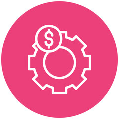 Cost Management Vector Icon