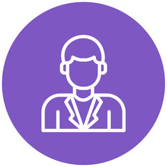Male Professor Vector Icon