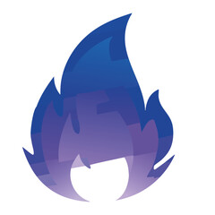 vector illustration of a blue bird