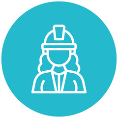 Engineer Female Icon