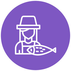 Fisherwoman Icon