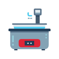 Industrial digital scale for weighing products in warehouse