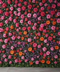 Lush artificial flower wall, perfect photo backdrop  ,  prop,  lush,  vintage style