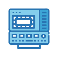  Dynamic Video Editing Console Illustration