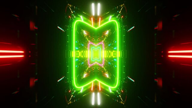 Kaleidoscope video background for VJ