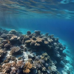 Obraz premium coral reef, coral reef in the red sea