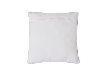 white towel isolated on white  White Solid Cushion Cover