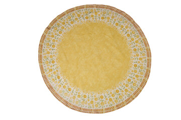 round plate isolated on white  Unique Loom Bromley Collection Area Rug