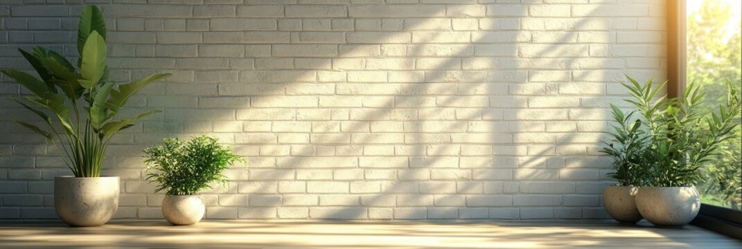 Moving Announcement Sign on White Brick Wall Modern Minimalist Bold Typography Gray Lime Green Urban