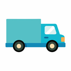 truck on a white background