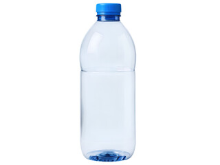 Naklejka premium Water Bottle with Blue Cap