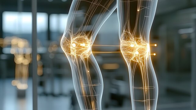 Captivating Time Lapse of a Knee Joint s Healing Process Showcasing the Gradual Reduction of Inflammation and the Remarkable of Tissue over Time