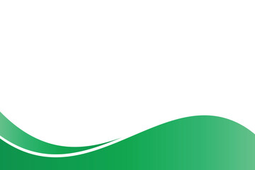 abstract green wave background