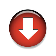 Download icon on isolated background