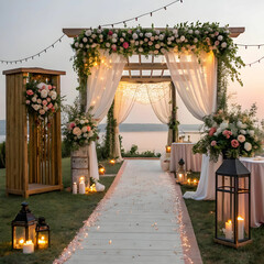 area for photography at a wedding a beautiful de