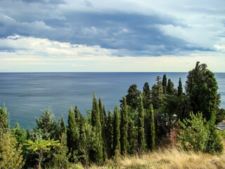 Black Sea. Southern coast of the Crimean peninsula.