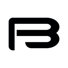 Fototapeta premium B Logo design vector illustration.