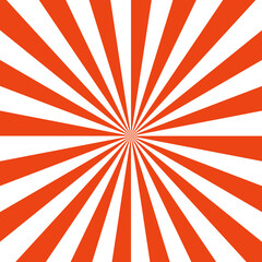red sunburst background