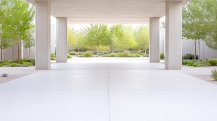 Obraz premium Modern Courtyard Entryway