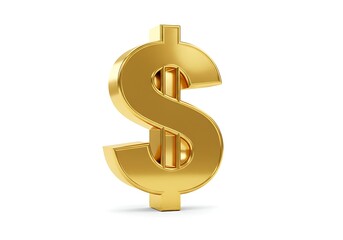 Fototapeta premium Golden dollar sign