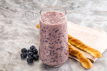 Blueberry milkshake sweet dessert drink